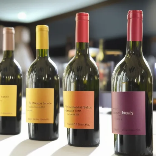 

A photo of a wine tasting event with several glasses of different colored wines, each with a label indicating its type.