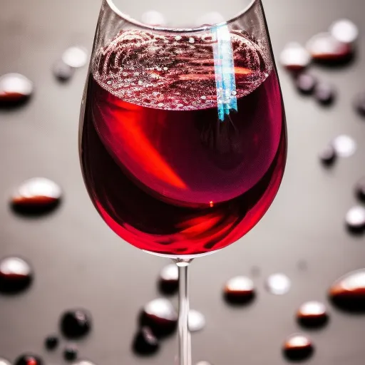 

A close-up of a glass of deep red Tannat wine, with a swirl of the liquid and a few drops on the side of the glass.