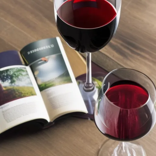 

A picture of a glass of red wine with a book titled "Wine Folly" beside it, suggesting an exploration of the world of wine.