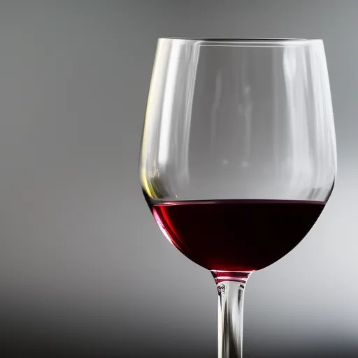 

A close-up of a wine glass filled with different shades of red wine, from light to dark, illustrating the dryness scale of wines.